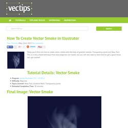 How To Create Vector Smoke in Illustrator - Vectips