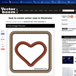 How to create vector rope in Illustrator - Illustrator Tips