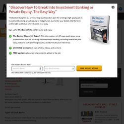 Investment Banking Pitch Books.