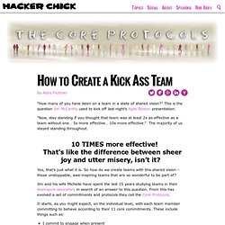 How to Create a Kick Ass Team « The Hacker Chick Blog
