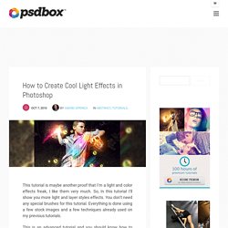 How to Create Cool Light Effects in Photoshop