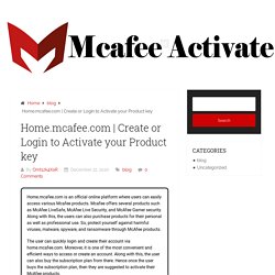 Create or Login to Activate your Product key