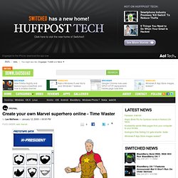 Create your own Marvel superhero online - Time Waster - Download