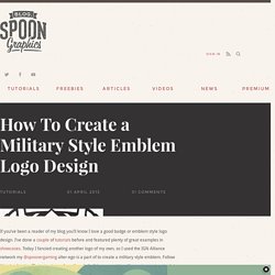 How To Create a Military Style Emblem Logo Design