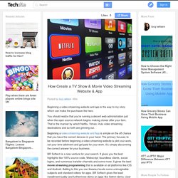 How Create a TV Show & Movie Video Streaming Website & App