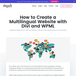 How to Create a Multilingual Website with Divi and WPML