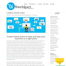 Nwebkart - Creates Online store