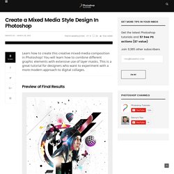 Create a Mixed Media Style Design In Photoshop