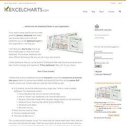 Create Powerful Excel Dashboards...