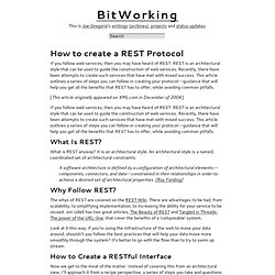 How to create a REST Protocol