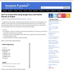 Create Polls Using Google Docs