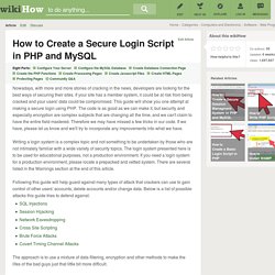 8 Ways to Create a Secure Login Script in PHP and MySQL