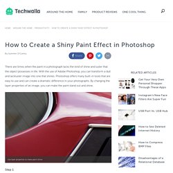 How to Create a Shiny Paint Effect in Photoshop