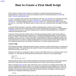 How to Create a Simple Shell Script on Linux
