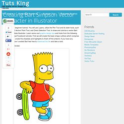 Creating Bart Simpson Vector Character in Illustrator