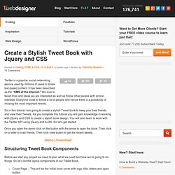 Create a Stylish Tweet Book with Jquery and CSS