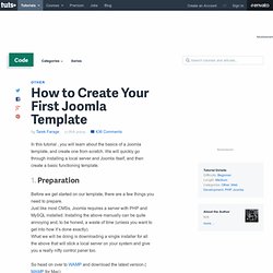 How to Create Your First Joomla Template