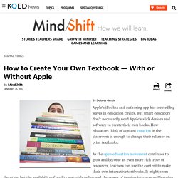 How to Create Your Own Textbook — With or Without Apple