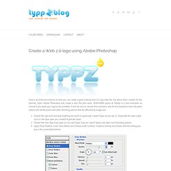 Create a Web 2.0 logo using Abobe Photoshop