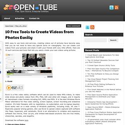 10 Free Tools to Create Videos from Photos Easily