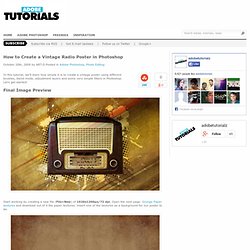 How to Create a Vintage Radio Poster in Photoshop