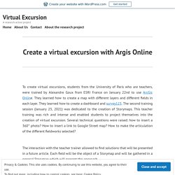 Create a virtual excursion with Argis Online – Virtual Excursion