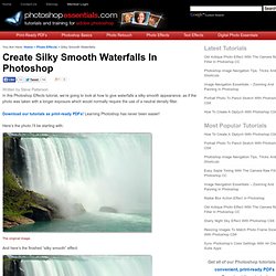 Create Silky Smooth Waterfalls In Photoshop