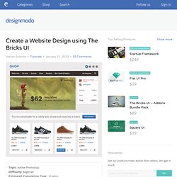 Create a Website Design using The Bricks UI