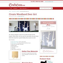 Create Woodland Deer Art