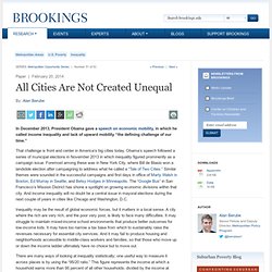 All Cities Are Not Created Unequal