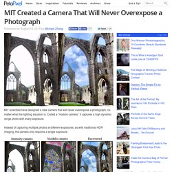 MIT Created a Camera That Will Never Overexpose a Photograph