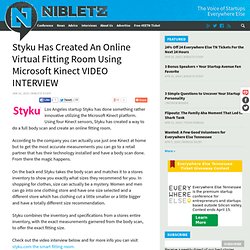 Styku Has Created An Online Virtual Fitting Room Using Microsoft Kinect