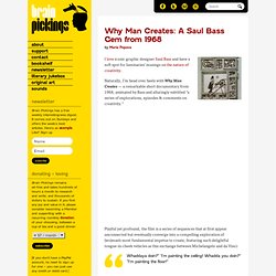 Why Man Creates: A Saul Bass Gem from 1968