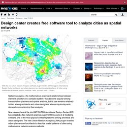 Design center creates free software tool to analyze cities as spatial networks