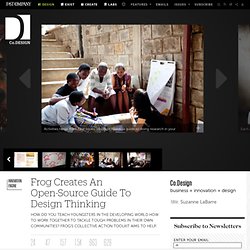 Frog Creates An Open-Source Guide To Design Thinking