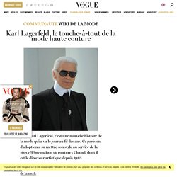 créateur de génie de Chanel et de la collection Karl Lagerfeld