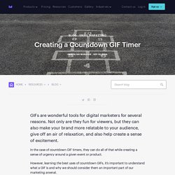 Creating a Countdown GIF Timer