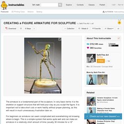 CREATING a FIGURE ARMATURE FOR SCULPTURE