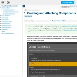 1. Creating and Attaching Components