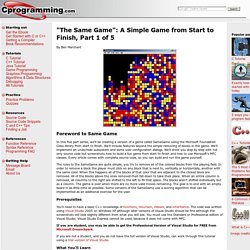 Creating an MFC-Based Game - From Start to Finish