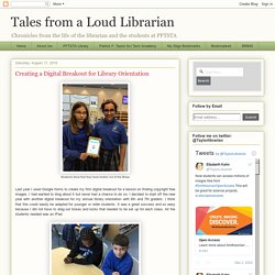 Creating a Digital Breakout for Library Orientation
