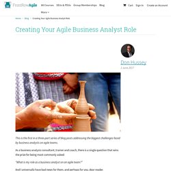 Creating Your Agile Business Analyst Role