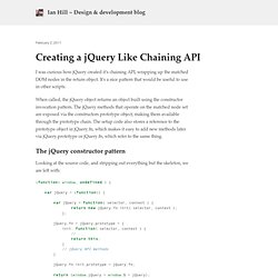 Creating a jQuery like chaining API - Buymeasoda