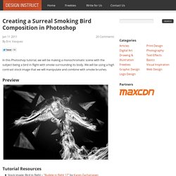 Creating a Surreal Smoking Bird Composition in Photoshop