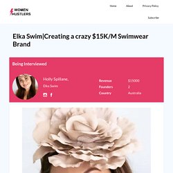 Creating a crazy $15K/M Swimwear Brand