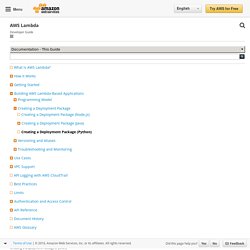 Creating a Deployment Package (Python) - AWS Lambda