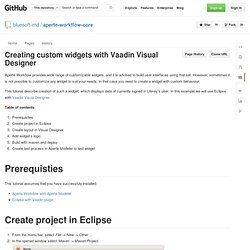Creating custom widgets with Vaadin Visual Designer · bluesoft-rnd/aperte-workflow-core Wiki