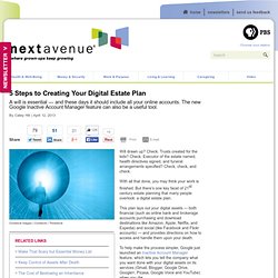 5 Steps to Creating Your Digital Estate Plan