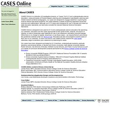 CASES Online: Creating Active Student Engagement in the Sciences