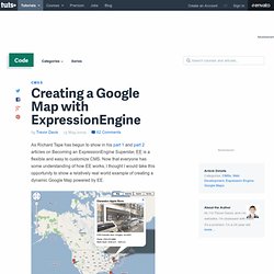 Creating a Google Map with ExpressionEngine